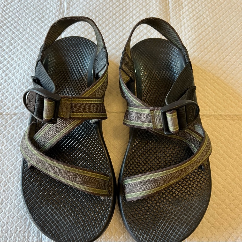 Chaco Men's Sandals in Olive and Black